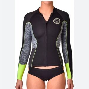 Rip Curl Women’s Down Patrol 1.5 MM Long-sleeve Wetsuit Top Size S